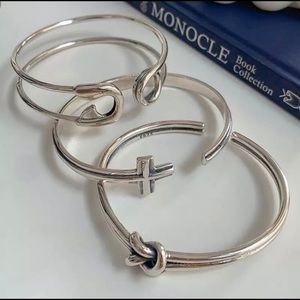 SILVER BRACELETS .925 love knot bracelet only